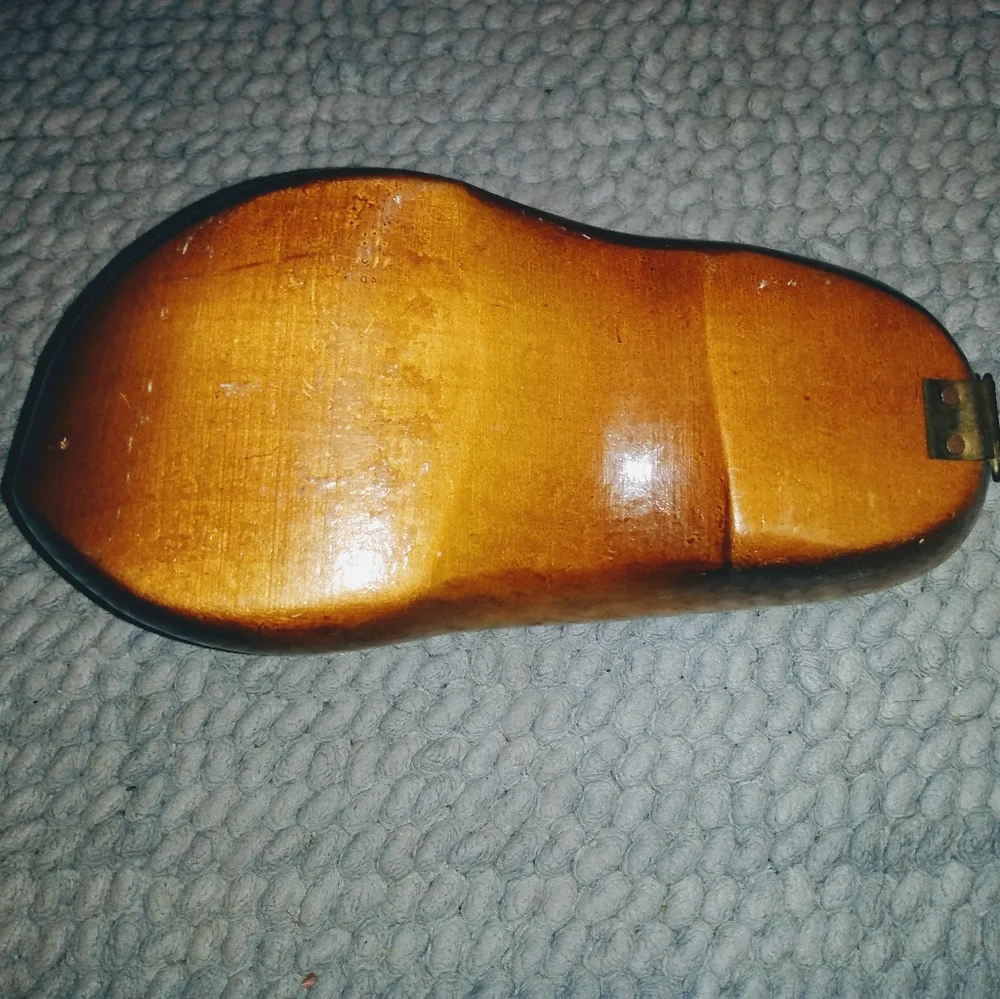 Vintage - Wooden Wall Shoe/Clog - Carved - Hand Pa